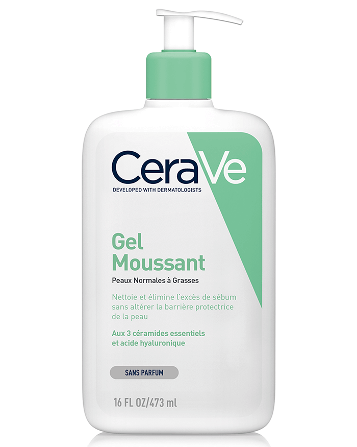 CeraVe Gel Moussant Anti-Imperfections, Peau Grasse à Tendance Acnéique