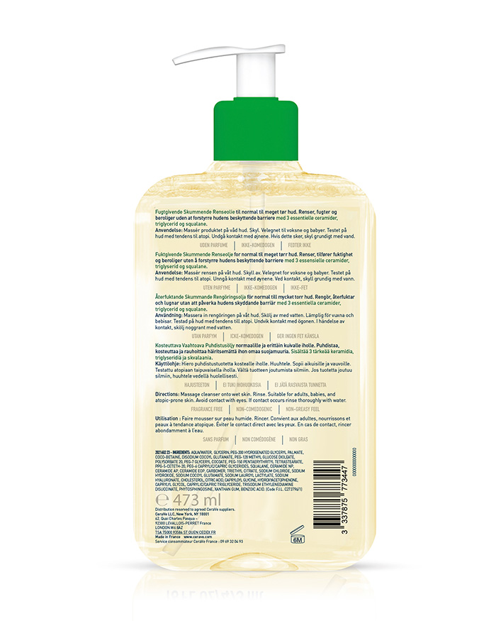 CeraVe Huile Lavante Moussante Hydratante - by Hana Beauty