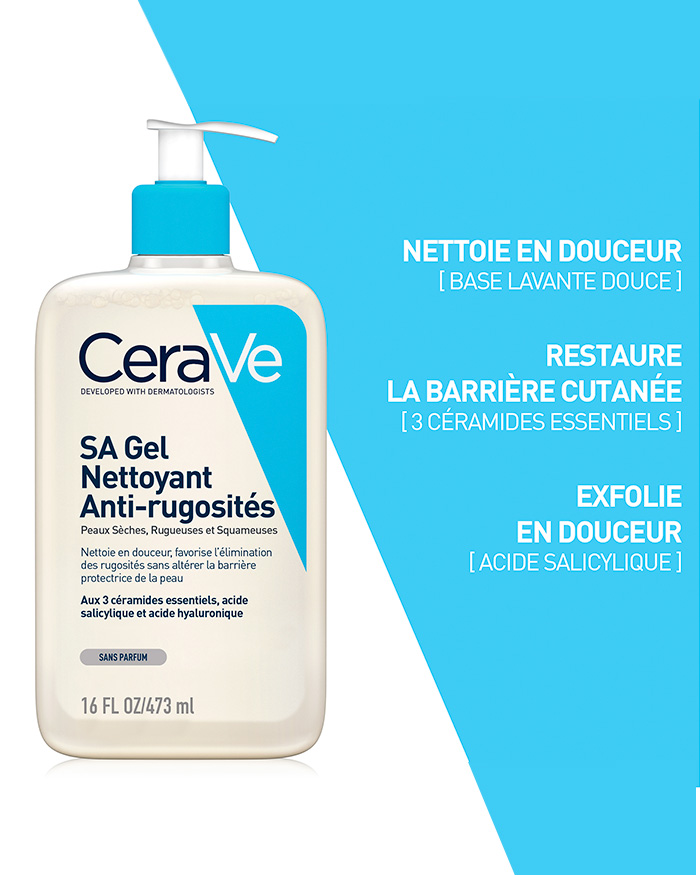 CeraVe SA Gel Nettoyant Anti-Rugosités - by Hana Beauty