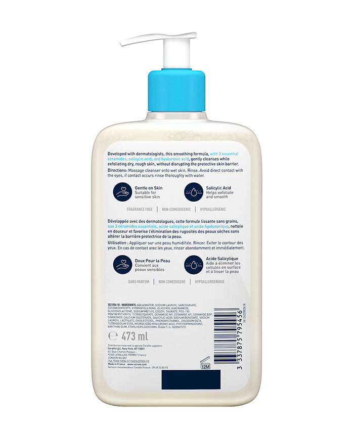 CeraVe SA Gel Nettoyant Anti-Rugosités - by Hana Beauty