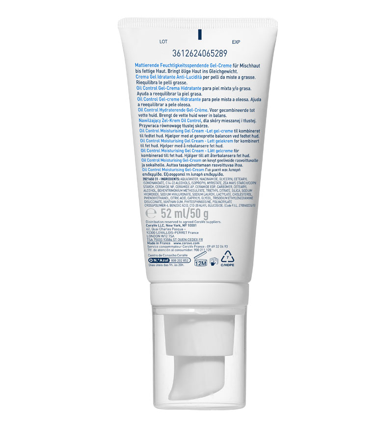 CeraVe Gel-Crème Hydratant Contrôle du Sébum - by Hana Beauty